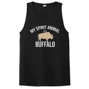 My Spirit Animal Is A Buffalo Buffalo Bison Farm PosiCharge Competitor Tank