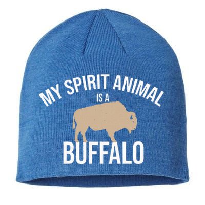 My Spirit Animal Is A Buffalo Buffalo Bison Farm Sustainable Beanie