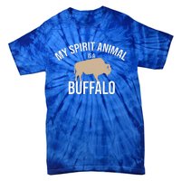 My Spirit Animal Is A Buffalo Buffalo Bison Farm Tie-Dye T-Shirt