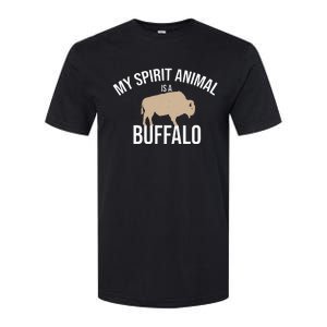 My Spirit Animal Is A Buffalo Buffalo Bison Farm Softstyle CVC T-Shirt