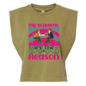 My Student Are The Reason Garment-Dyed Women's Muscle Tee