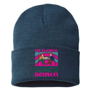 My Student Are The Reason Sustainable Knit Beanie