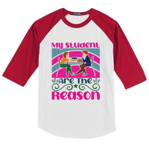 My Student Are The Reason Kids Colorblock Raglan Jersey