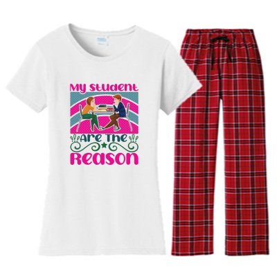 My Student Are The Reason Women's Flannel Pajama Set