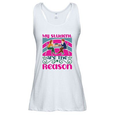 My Student Are The Reason Ladies Essential Flowy Tank