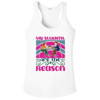 My Student Are The Reason Ladies PosiCharge Competitor Racerback Tank