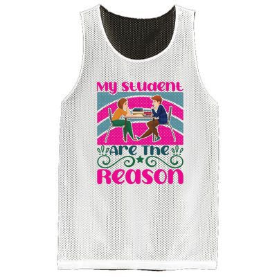 My Student Are The Reason Mesh Reversible Basketball Jersey Tank