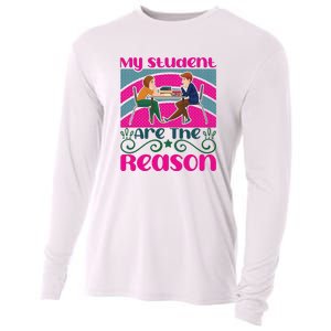 My Student Are The Reason Cooling Performance Long Sleeve Crew