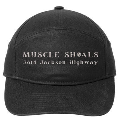 Muscle Shoals Alabama 3614 Jackson Highway Music Souvenir 7-Panel Snapback Hat