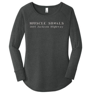 Muscle Shoals Alabama 3614 Jackson Highway Music Souvenir Women's Perfect Tri Tunic Long Sleeve Shirt