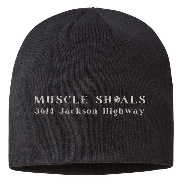 Muscle Shoals Alabama 3614 Jackson Highway Music Souvenir Sustainable Beanie