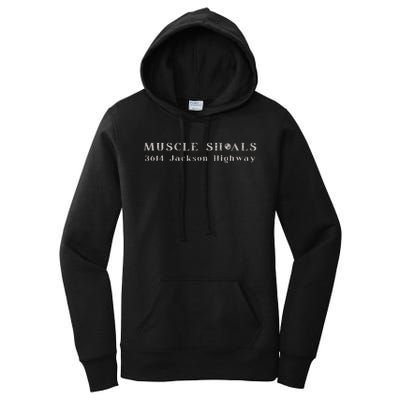 Muscle Shoals Alabama 3614 Jackson Highway Music Souvenir Women's Pullover Hoodie