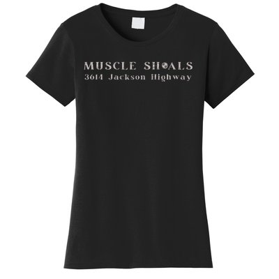 Muscle Shoals Alabama 3614 Jackson Highway Music Souvenir Women's T-Shirt