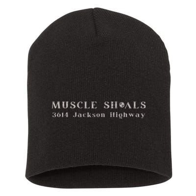 Muscle Shoals Alabama 3614 Jackson Highway Music Souvenir Short Acrylic Beanie