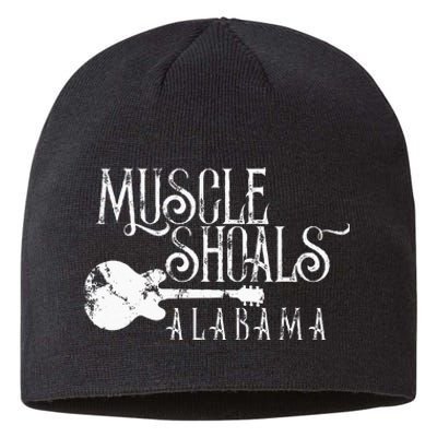 Muscle Shoals Alabama With Guitar Swampy Soul Music Fans Sustainable Beanie