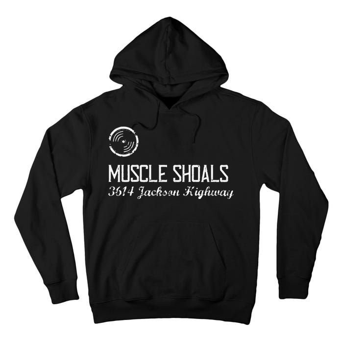 Muscle Shoals Alabama 3614 Jackson Highway Music Souvenir Tall Hoodie