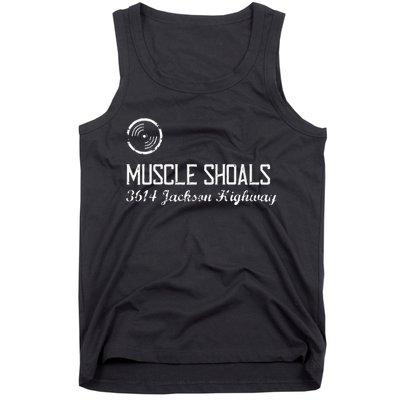 Muscle Shoals Alabama 3614 Jackson Highway Music Souvenir Tank Top