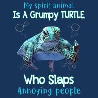 My Spirit Animal Is Grumpy Turtle Who Slaps Annoying People Infant Baby Jersey Bodysuit