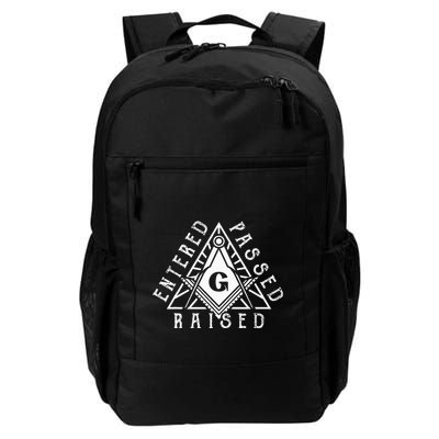 Masonic Square And Compasses Design Daily Commute Backpack
