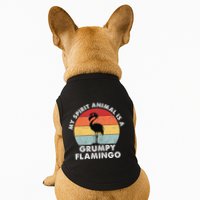 My Spirit Animal Is A Grumpy Flamingo Doggie Tank