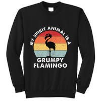 My Spirit Animal Is A Grumpy Flamingo Sweatshirt
