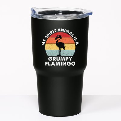 My Spirit Animal Is A Grumpy Flamingo Tumbler