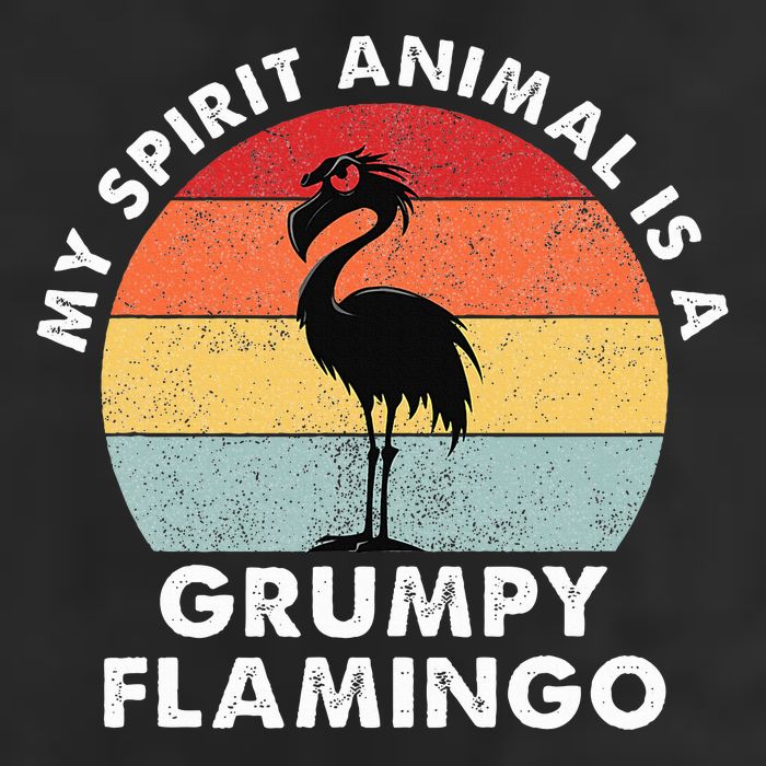 My Spirit Animal Is A Grumpy Flamingo 25L Jumbo Tote