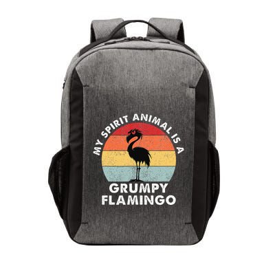My Spirit Animal Is A Grumpy Flamingo Vector Backpack