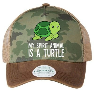 My Spirit Animal Is A Turtle Love Turtles Legacy Tie Dye Trucker Hat