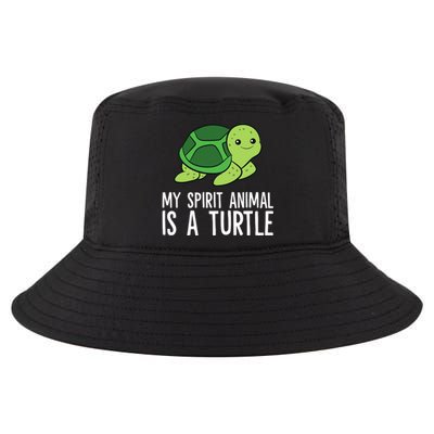 My Spirit Animal Is A Turtle Love Turtles Cool Comfort Performance Bucket Hat