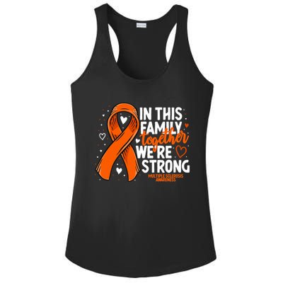 Multiple Sclerosis Awareness Family Support Ms Awareness Ladies PosiCharge Competitor Racerback Tank