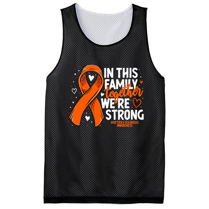Multiple Sclerosis Awareness Family Support Ms Awareness Mesh Reversible Basketball Jersey Tank