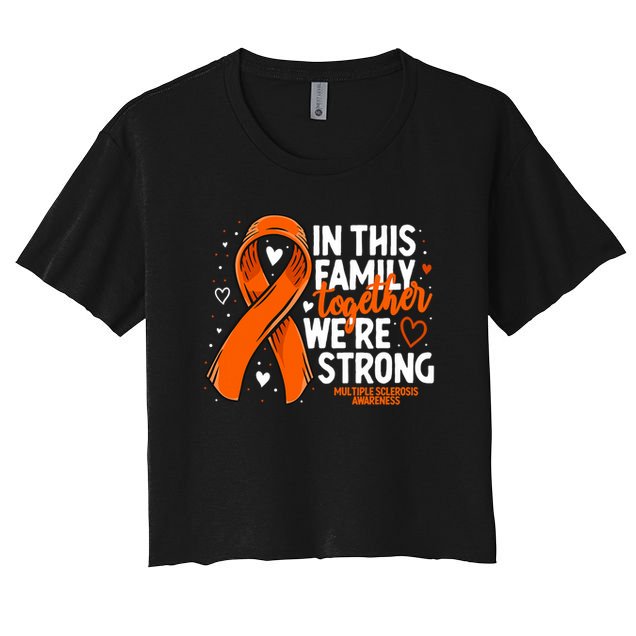 Multiple Sclerosis Awareness Family Support Ms Awareness Crop Top