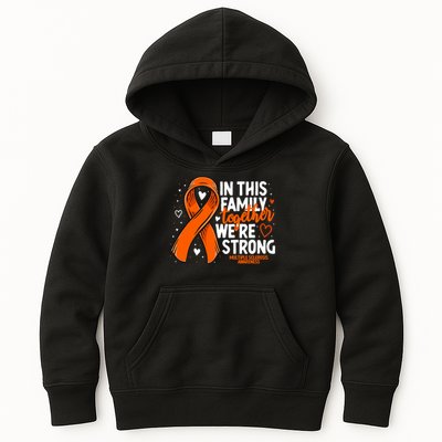 Multiple Sclerosis Awareness Family Support Ms Awareness Kids Hoodie