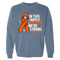 Multiple Sclerosis Awareness Family Support Ms Awareness Garment-Dyed Sweatshirt