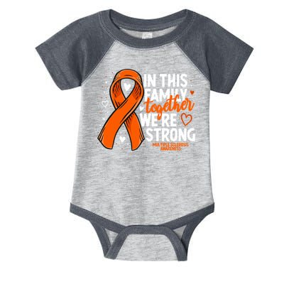 Multiple Sclerosis Awareness Family Support Ms Awareness Infant Baby Jersey Bodysuit