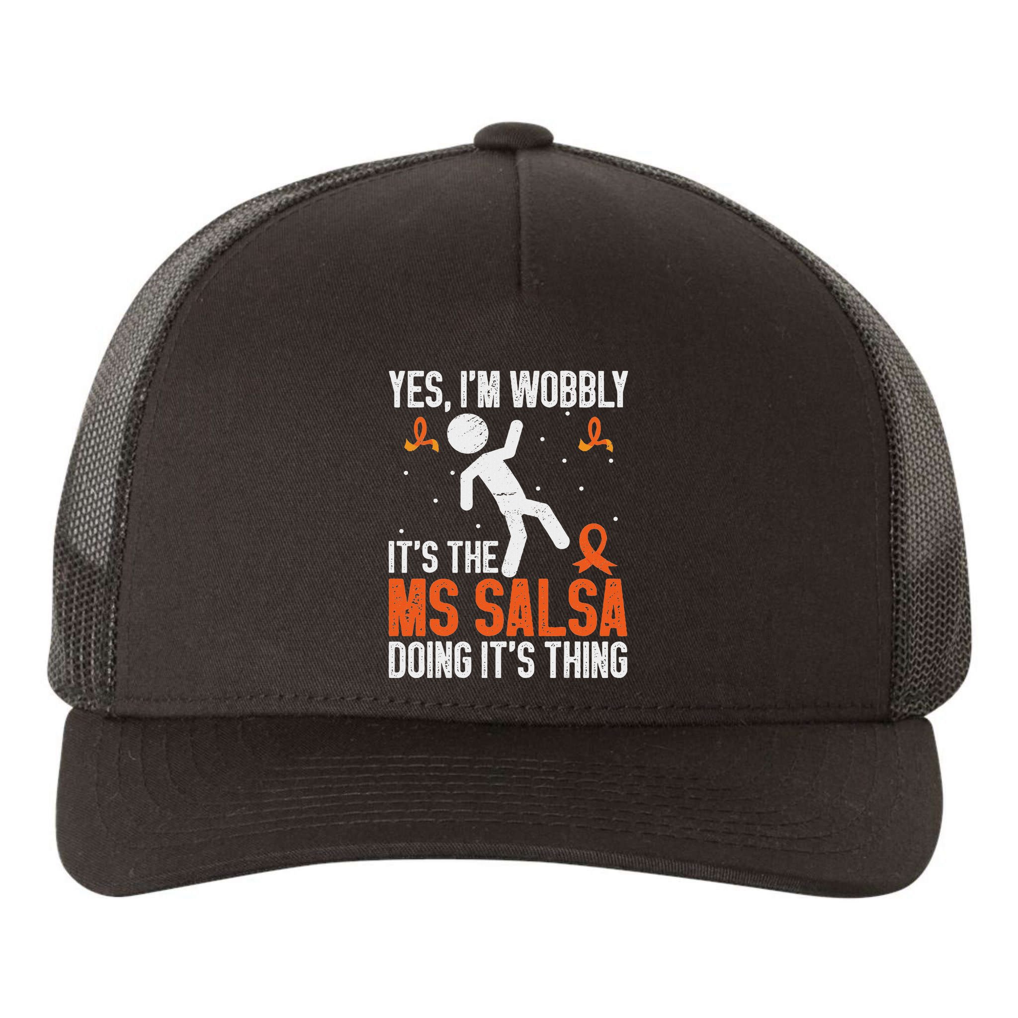 Multiple Sclerosis Awareness Ms Yupoong Adult 5-Panel Trucker Hat