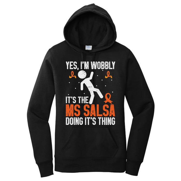 Multiple Sclerosis Awareness Ms Women's Pullover Hoodie
