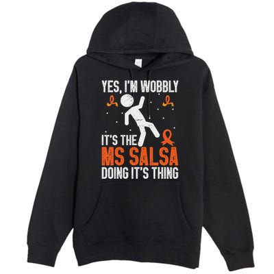 Multiple Sclerosis Awareness Ms Premium Pullover Hoodie