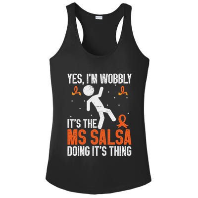 Multiple Sclerosis Awareness Ms Ladies PosiCharge Competitor Racerback Tank