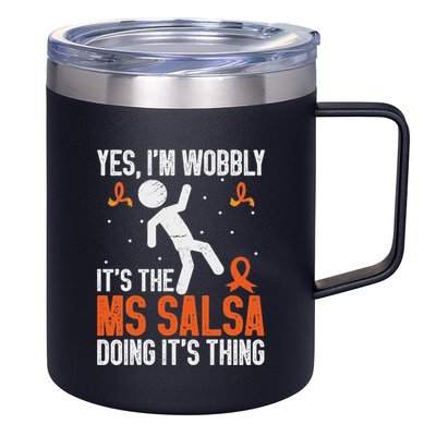 Multiple Sclerosis Awareness Ms 12oz Stainless Steel Coffee Mug