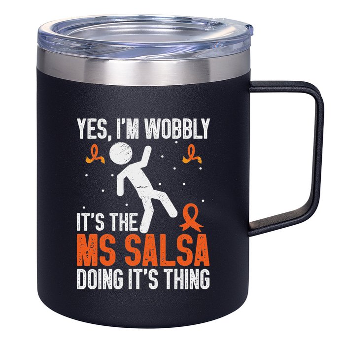 Multiple Sclerosis Awareness Ms 12oz Stainless Steel Coffee Mug