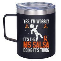 Multiple Sclerosis Awareness Ms 12oz Stainless Steel Coffee Mug