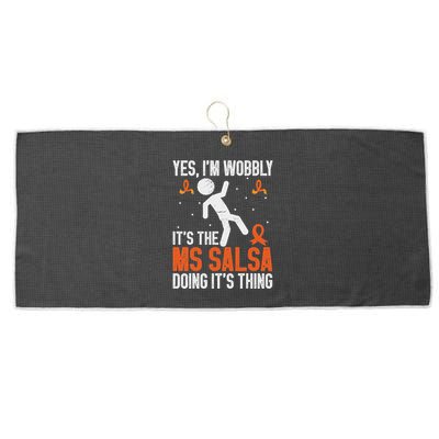 Multiple Sclerosis Awareness Ms Large Microfiber Waffle Golf Towel