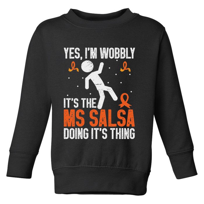 Multiple Sclerosis Awareness Ms Toddler Sweatshirt