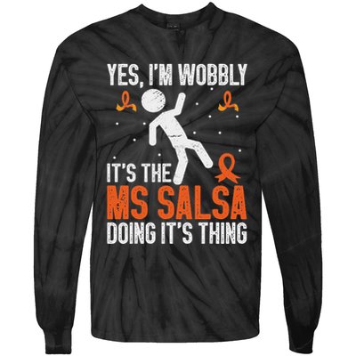 Multiple Sclerosis Awareness Ms Tie-Dye Long Sleeve Shirt