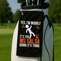 Multiple Sclerosis Awareness Ms Golf Towel