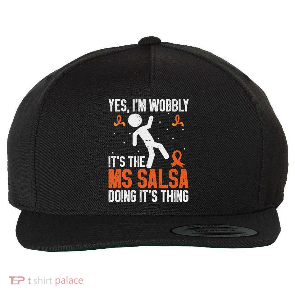 Multiple Sclerosis Awareness Ms Wool Snapback Cap