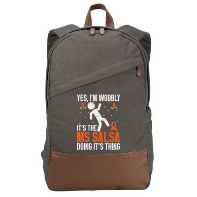 Multiple Sclerosis Awareness Ms Cotton Canvas Backpack