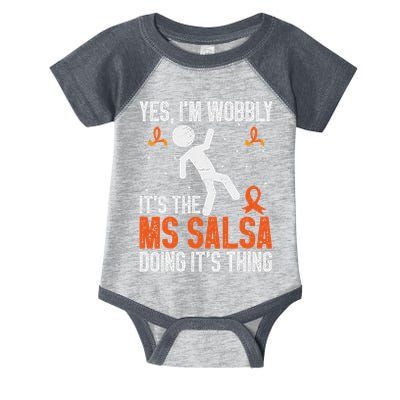 Multiple Sclerosis Awareness Ms Infant Baby Jersey Bodysuit